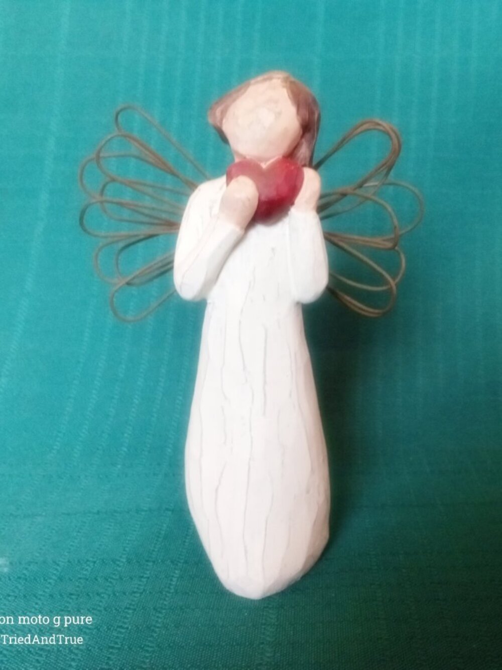 Willow Tree “Angel of the Heart” Figurine – Susan Lordi 2000 DEMDACO Collectible